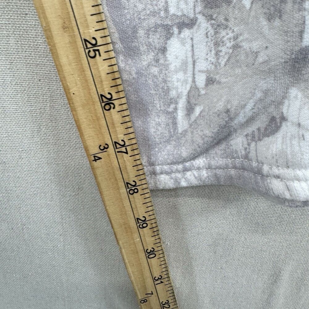 Hollister Women's Sweatpants Drawstring Cream Camo Print White Beige Pants M - Picture 8 of 11